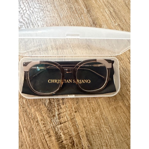 Christian Siriano Accessories - Christian Siriano Eyeglass Frames Brown Tan WA843763-01 52-22-140 Glasses